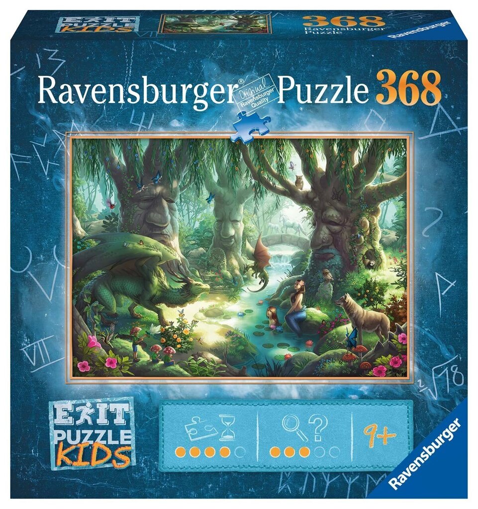 Ravensburger Puzle Exit Kids: Magic Wald 368p 12955 цена и информация | Puzles, 3D puzles | 220.lv