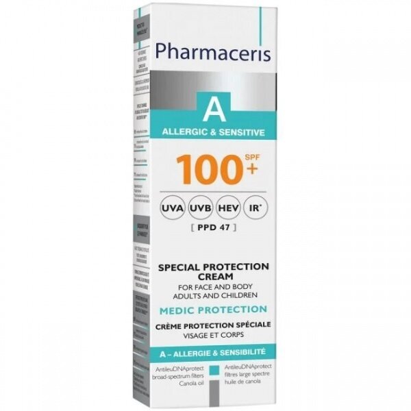 PHARMACERIS A Medic Protection SPF-100+ krēms, 75 ml cena un informācija | Sauļošanās krēmi | 220.lv