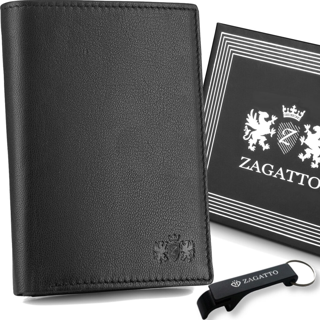Dabīgās ādas maks vīriešu Zagatto RFID Secure cena un informācija | Vīriešu maki, karšu maki | 220.lv