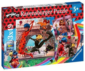 Ravensburger puzle Miraculous 3x49pc 5189 цена и информация | Пазлы | 220.lv