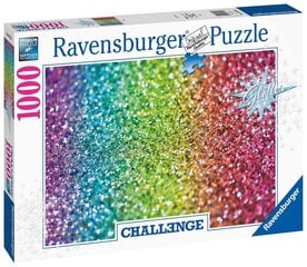 Ravensburger Puzle Challenge Glitter 1000p 16745 cena un informācija | Puzles, 3D puzles | 220.lv