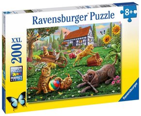 Ravensburger puzle , kas spēlē pagalmā 200p 12828 cena un informācija | Puzles, 3D puzles | 220.lv