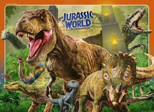 Пазл Ravensburger Jurassic World Buffer, 5619, 4х100 д. цена и информация | Пазлы | 220.lv