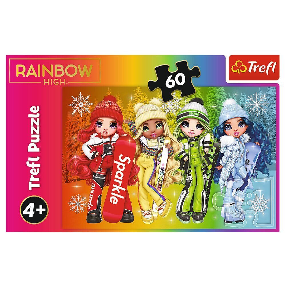 Puzzle Trefl Rainbow High, 60 det. цена и информация | Puzles, 3D puzles | 220.lv