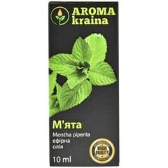 Eļļa ēteriskā Piparmētra AROMA kraina, 10 ml cena un informācija | Ēteriskās eļļas, kosmētiskās eļļas, hidrolāti | 220.lv