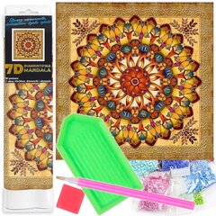Diamond Mandala Mosaic 7d возле красного и желтого 1006559 цена и информация | Алмазная мозаика | 220.lv