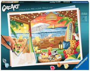 Картина «CreArt Премиум» серии B «Пляж» цена и информация | Живопись по номерам | 220.lv