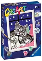 Ravensburger - серия Creart и сладкие котята, краска 11+ лет, 202133 цена и информация | Живопись по номерам | 220.lv