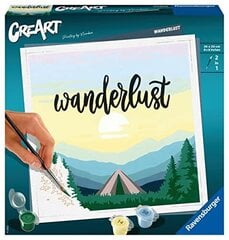 Glezna pēc numuriem Ravensburger Wanderlust, 20 x 20 cm cena un informācija | Gleznas pēc numuriem | 220.lv