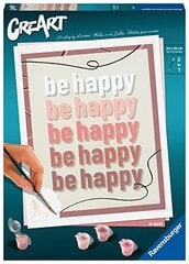 Glezna pēc cipariem Ravensburger Be Happy, 24 x 30 cm цена и информация | Живопись по номерам | 220.lv