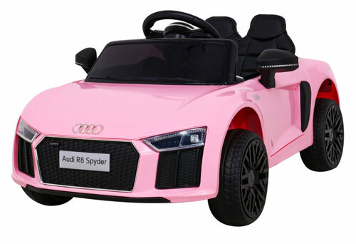 Одноместный электромобиль Audi R8, розовый цена и информация | Электромобили для детей | 220.lv