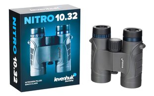 LEVENHUK Nitro 10x32 binoklis cena un informācija | Binokļi | 220.lv