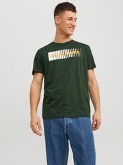 T-krekls vīriešiem Jack&Jones 12233999*01, zaļš cena un informācija | Vīriešu T-krekli | 220.lv