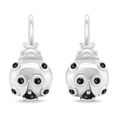 Brilio Silver Rotaļīgi nokaramie sudraba auskari Ladybugs EA701WBC sBS2563 cena un informācija | Auskari | 220.lv