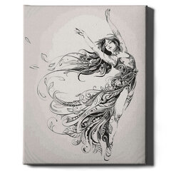 Картина по номерам На Раме "Танцующая девушка" Oh Art! 40x50 см цена и информация | Живопись по номерам | 220.lv