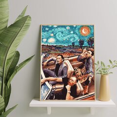 Картина по номерам На Раме "Сальвадор и компания" Oh Art! 40x50 см цена и информация | Живопись по номерам | 220.lv