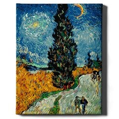 Glezna pēc cipariem, ierāmēta "Ceļš uz zvaigzni" Oh Art! 40x50 cm cena un informācija | Gleznas pēc numuriem | 220.lv