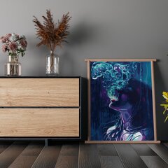 Картина по номерам На Раме "Синий дым" Oh Art! 40x50 см цена и информация | Живопись по номерам | 220.lv