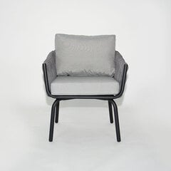 Krēsls DM Grili, 70x71x73 cm, melns cena un informācija | Virtuves un ēdamistabas krēsli | 220.lv