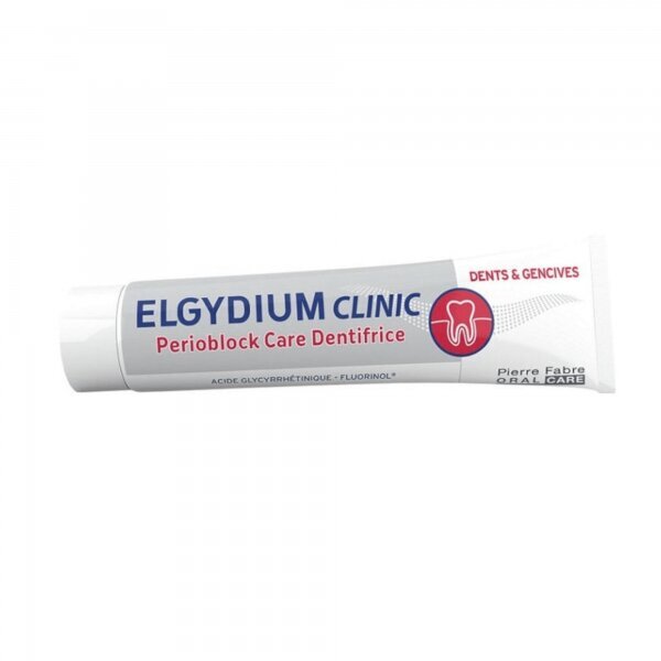 ELGYDIUM Clinic Perioblock Care Teeth & Gums zobu pasta 75ml cena un informācija | Zobu pastas, birstes | 220.lv