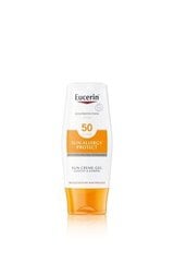 EUCERIN SUN Allergy sauļošanās krēms-želeja SPF-50 150ml cena un informācija | Sauļošanās krēmi | 220.lv