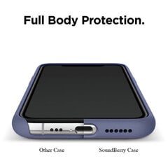 Soundberry silicone iPhone 11, violets - Lavender Grey cena un informācija | Telefonu vāciņi, maciņi | 220.lv