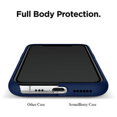 Soundberry silicone iPhone 11, Deep Navy цена и информация | Чехлы для телефонов | 220.lv