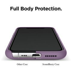 Soundberry silicone iPhone 11, violets - Blackcurrant cena un informācija | Telefonu vāciņi, maciņi | 220.lv