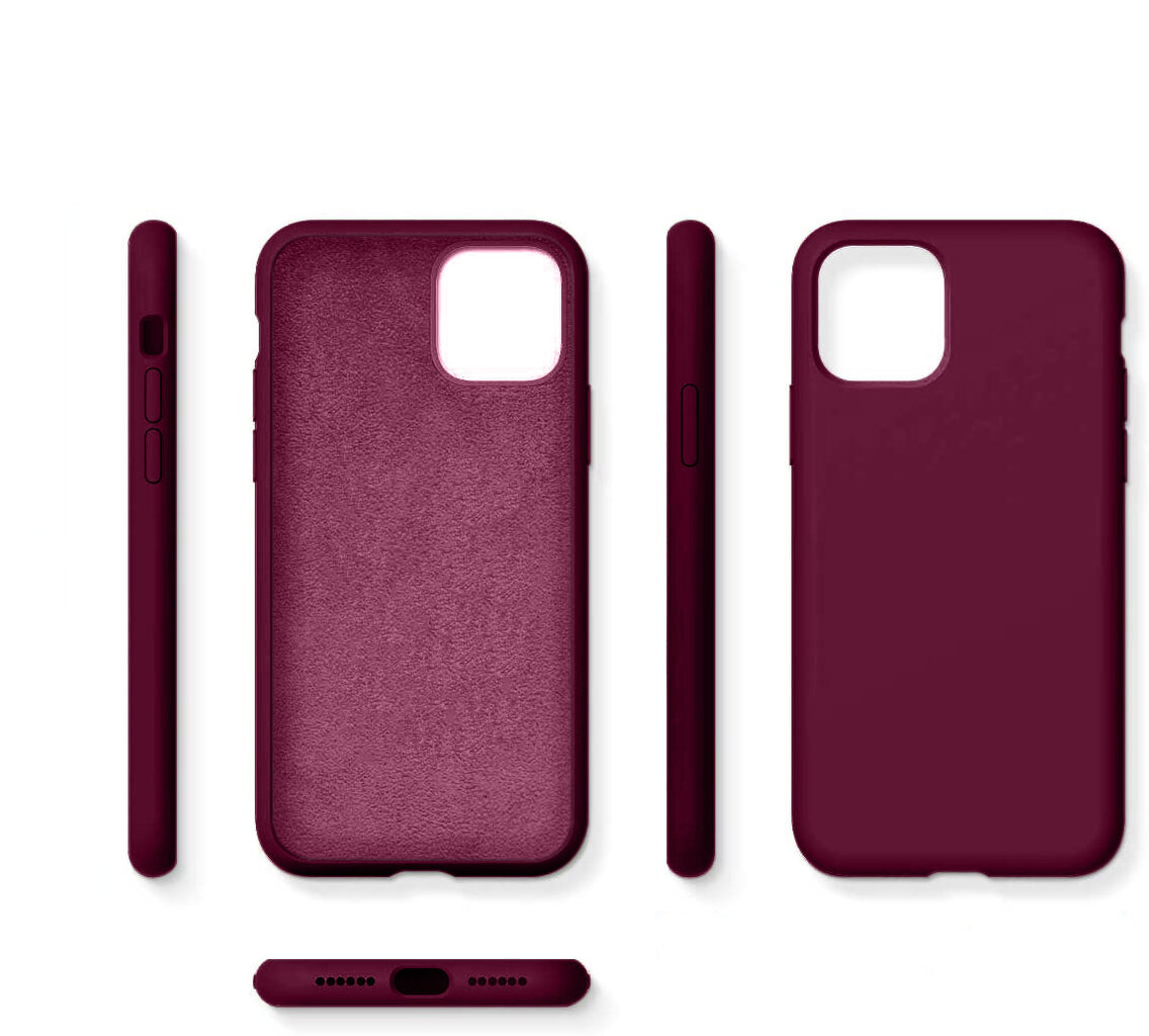 Soundberry silicone iPhone 11, rozā - Cabernet cena un informācija | Telefonu vāciņi, maciņi | 220.lv