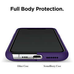 Soundberry silicone iPhone 11, violets - Violet cena un informācija | Telefonu vāciņi, maciņi | 220.lv