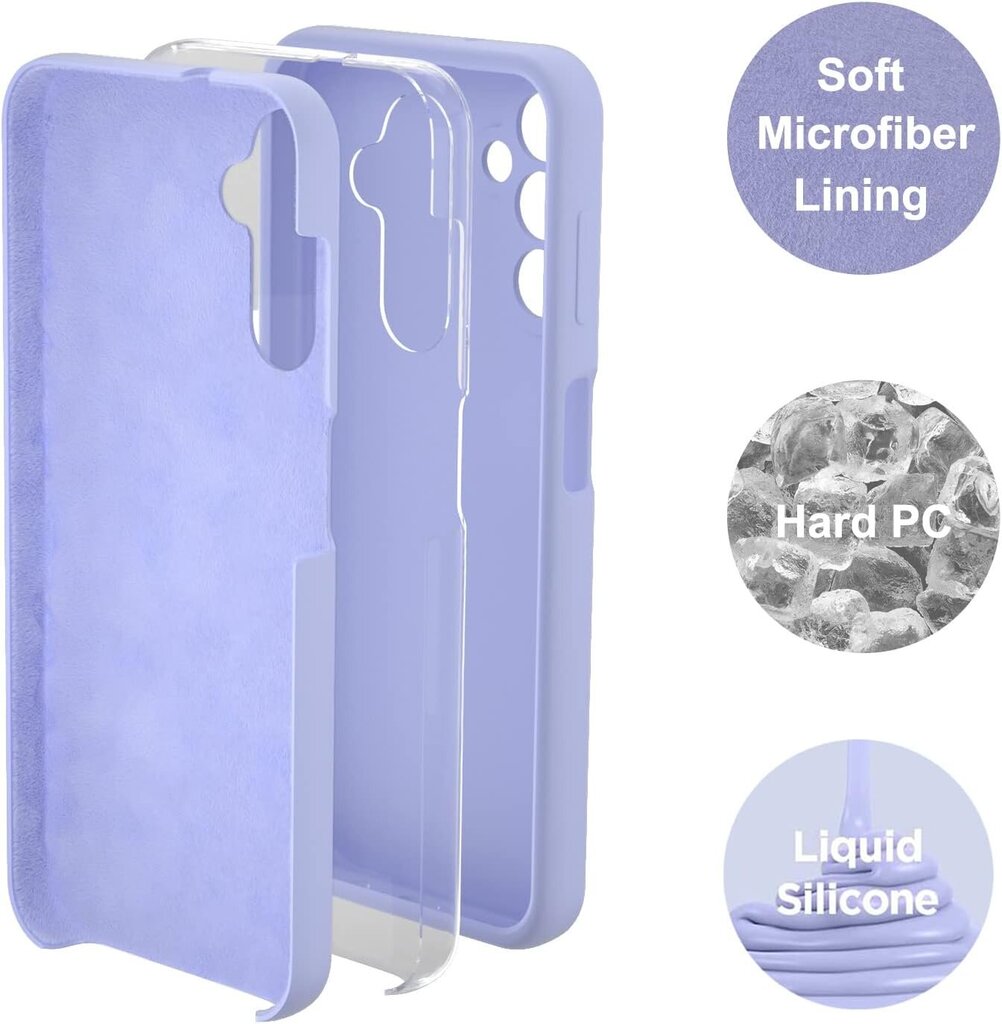 Soundberry silikona vāciņš Samsung Galaxy A14 4G, violets - Lavanda цена и информация | Telefonu vāciņi, maciņi | 220.lv