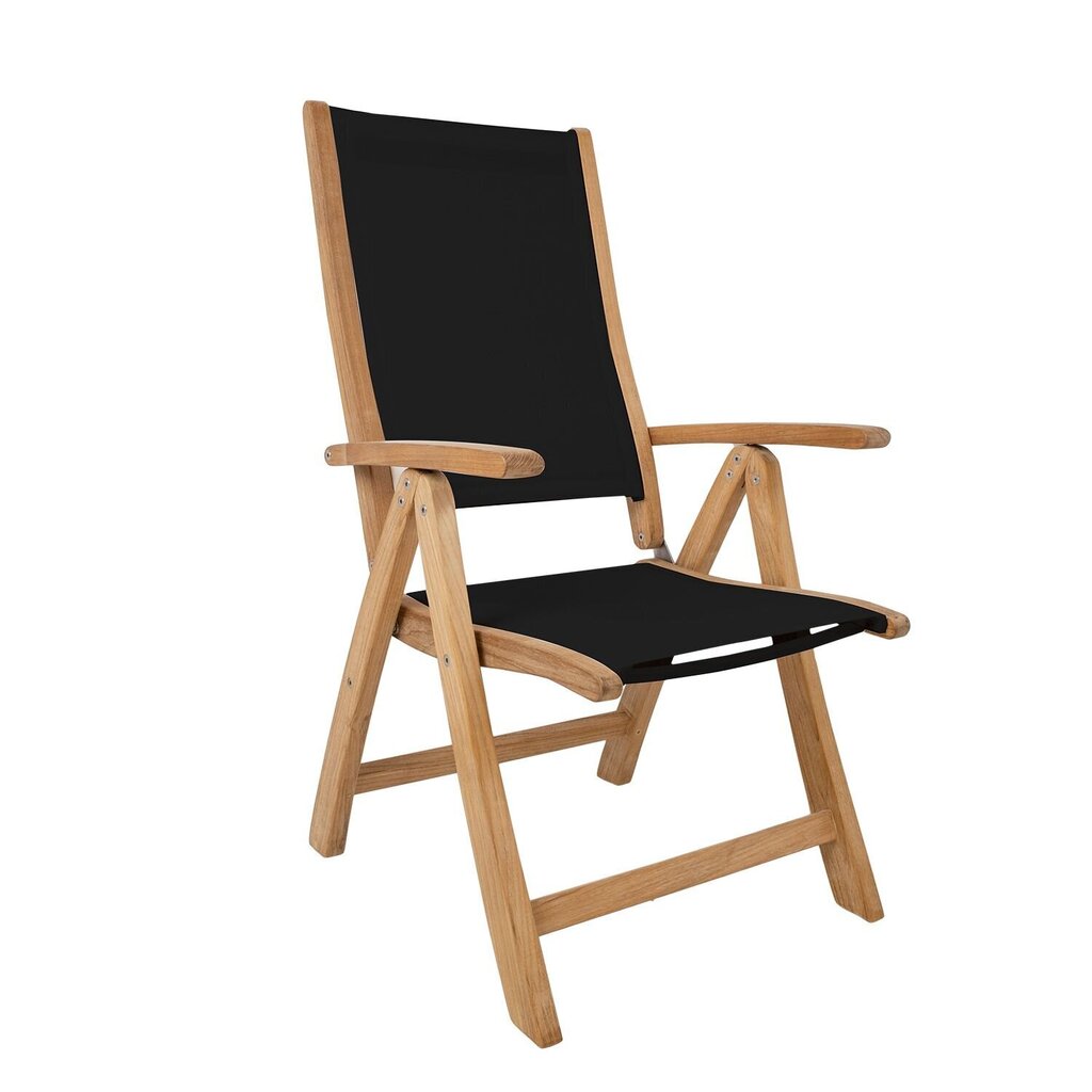 Āra krēsls Bali, melns cena un informācija | Dārza krēsli | 220.lv