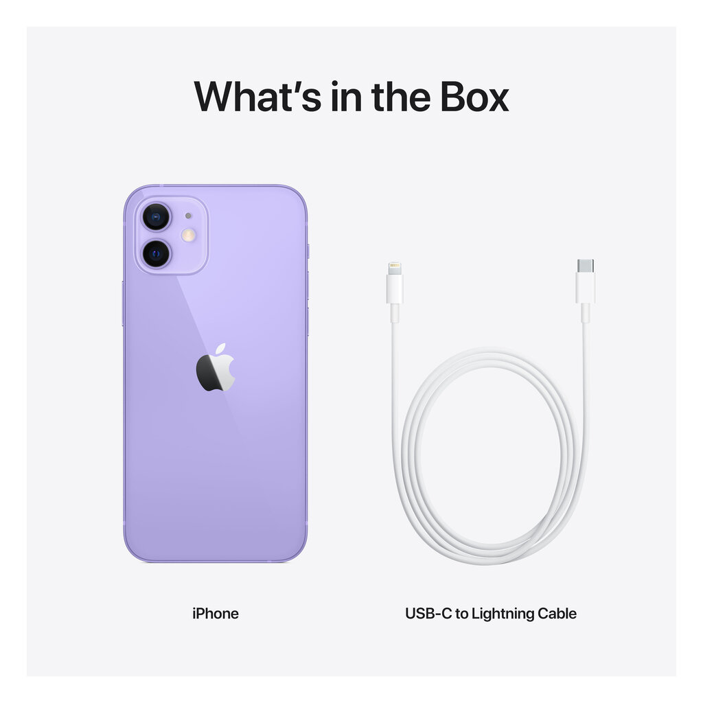 Prece ar bojātu iepakojumu. Apple iPhone 12 64GB Purple MJNM3FS/A cena un informācija | Mobilie telefoni, foto un video preces ar bojātu iepakojumu | 220.lv