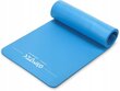 Jogas paklājiņš Gymtek, 180x61x1cm, zils cena un informācija | Vingrošanas paklāji | 220.lv