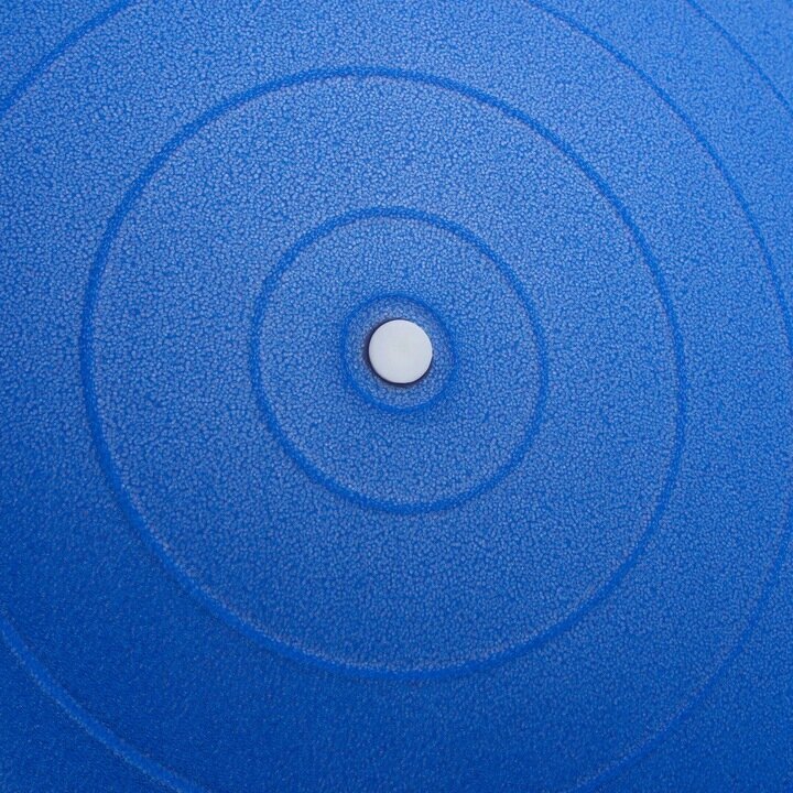 Vingrošanas bumba ar sūkni Gymtek, 65 cm, zila cena un informācija | Vingrošanas bumbas | 220.lv