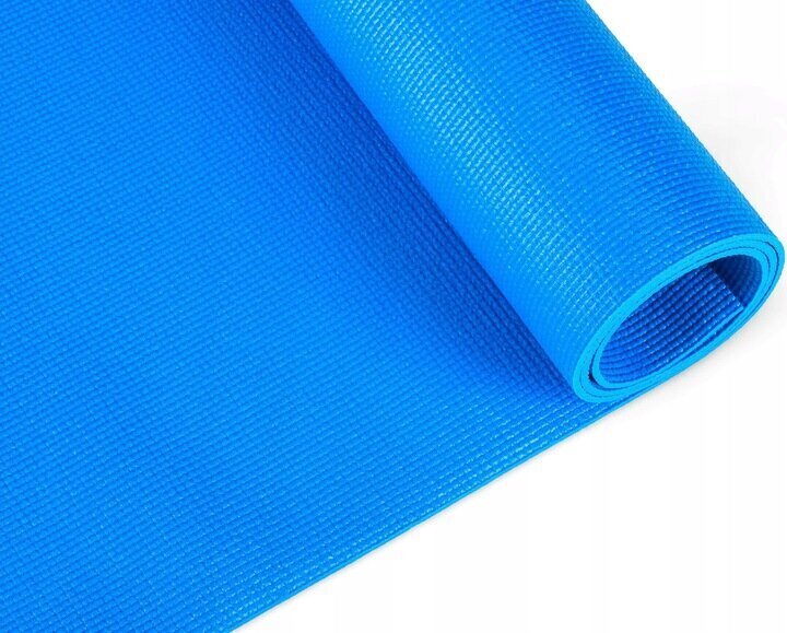 Jogas paklājiņš Gymtek, 173x61x0,5 cm, zils цена и информация | Vingrošanas paklāji | 220.lv