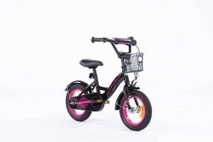 Velosipēds TomaBike 12 collu, rozā krāsā цена и информация | Велосипеды | 220.lv