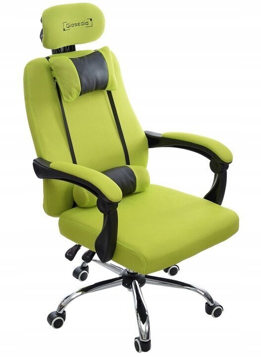Biroja krēsls Giosedio, zaļš cena un informācija | Biroja krēsli | 220.lv