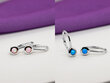 Brilio Silver Burvīgi sudraba auskari ar sintētiskiem opāliem EA365WP sBS1873 цена и информация | Auskari | 220.lv