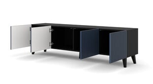 TV galdiņš Ravenna, melns/zils cena un informācija | TV galdiņi | 220.lv