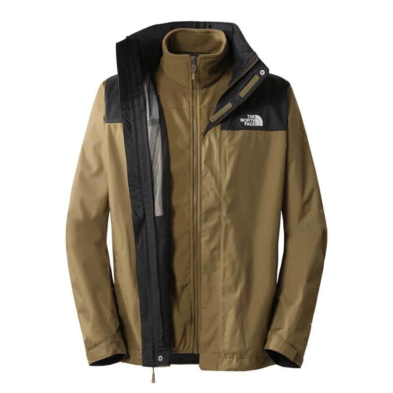 M evolve ii tri jkt the north face vīriešiem green nf00cg55wmb NF00CG55WMB cena un informācija | Sporta apģērbs vīriešiem | 220.lv