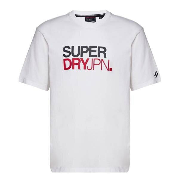 Logo loose tee superdry vīriešiem white m1011726at7x M1011726AT7X цена и информация | Vīriešu T-krekli | 220.lv