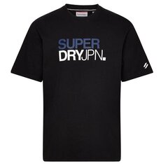 Logo loose tee superdry for men's black m1011726a02a M1011726A02A цена и информация | Мужские футболки | 220.lv