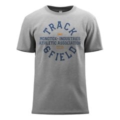 Track&field gray melange monotox for men's grey mx22078 MX22078 цена и информация | Мужские футболки | 220.lv