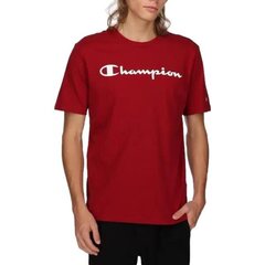 Crewneck t-shirt champion legacy for men's red 218284rs506 218284RS506 цена и информация | Мужские футболки | 220.lv