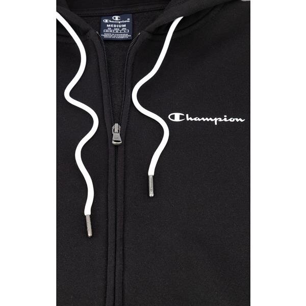 Hooded full zip sweat champion legacy vīriešiem black 218289kk001 218289KK001 cena un informācija | Vīriešu jakas | 220.lv