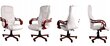 Biroja krēsls Giosedio BSL002M, balts, ar masāžas funkciju цена и информация | Biroja krēsli | 220.lv
