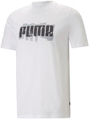 Puma T-Krekli Graphics Puma Wording White 674475 02 674475 02/M cena un informācija | Vīriešu T-krekli | 220.lv