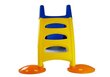 Bērnu slidkalniņš, zils un dzeltens cena un informācija | Slidkalniņi, kāpšanas konstruktori | 220.lv