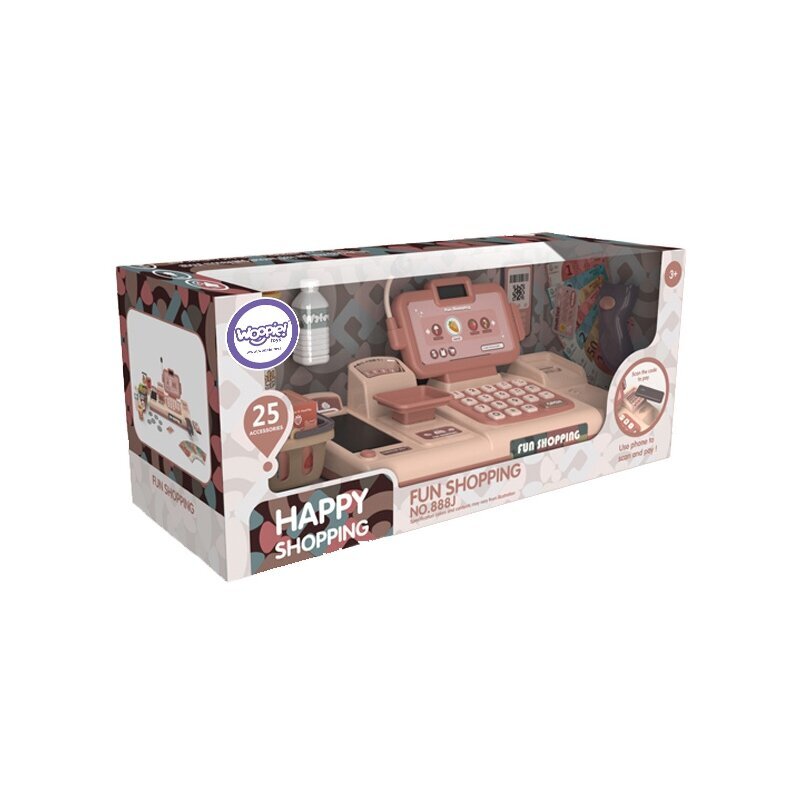 Bērnu rotaļu kaste ar piederumiem WOOPIE, brūna cena un informācija | Rotaļlietas meitenēm | 220.lv